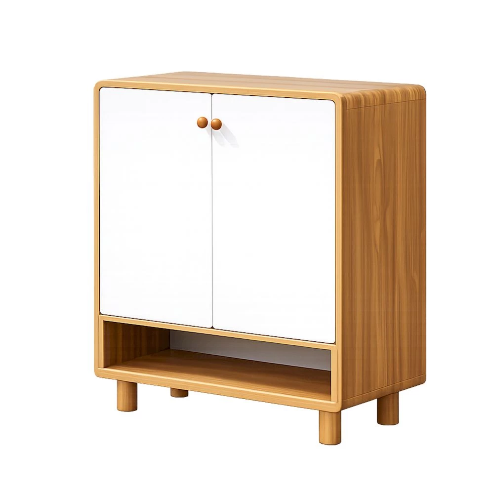 MORE GOBI Shoes Rack Minimalis - Lemari Sepatu Kayu Adjustable Multifungsi Govina Oak