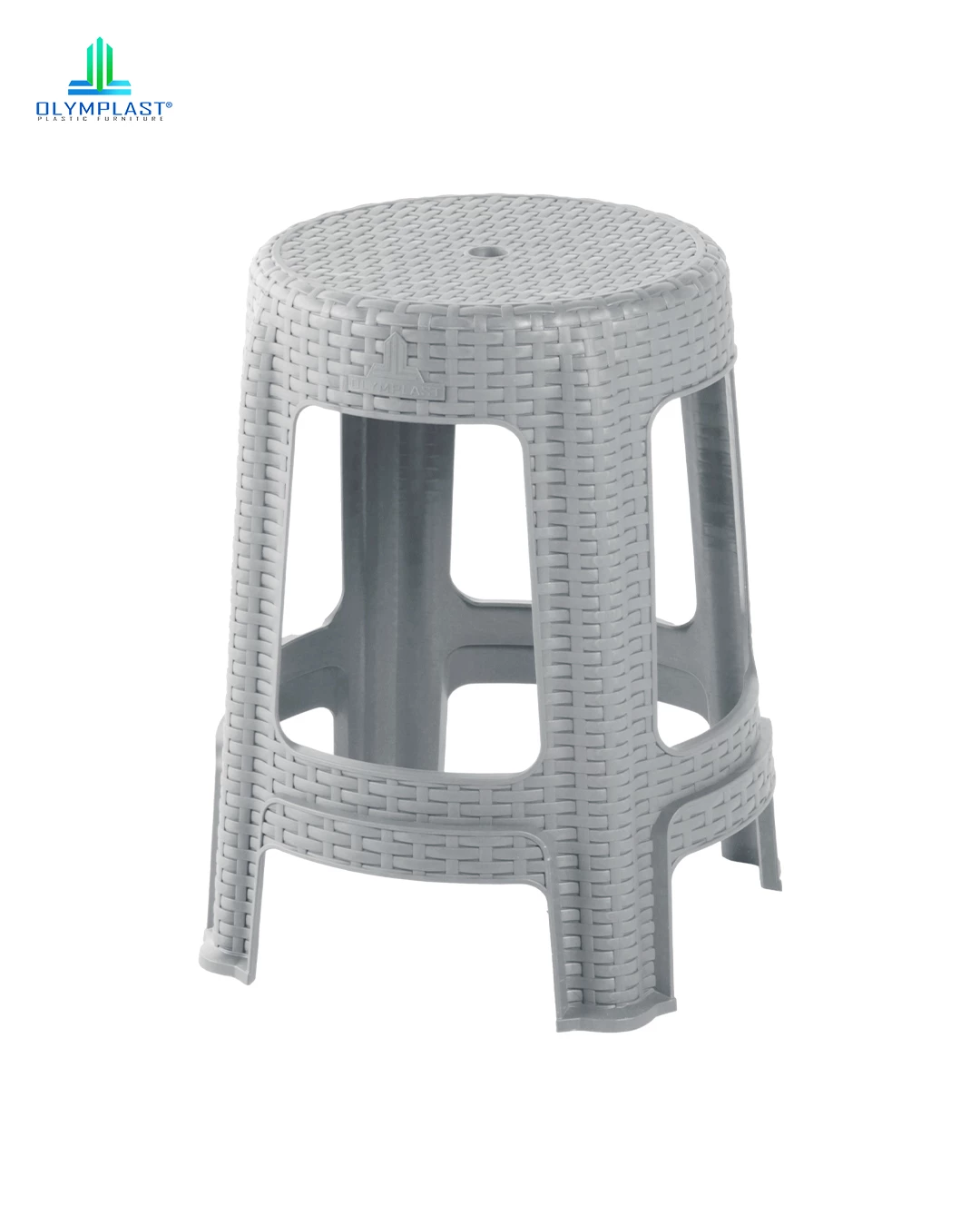 Kursi Plastik Olymplast - ROUND STOOL 1 PCS