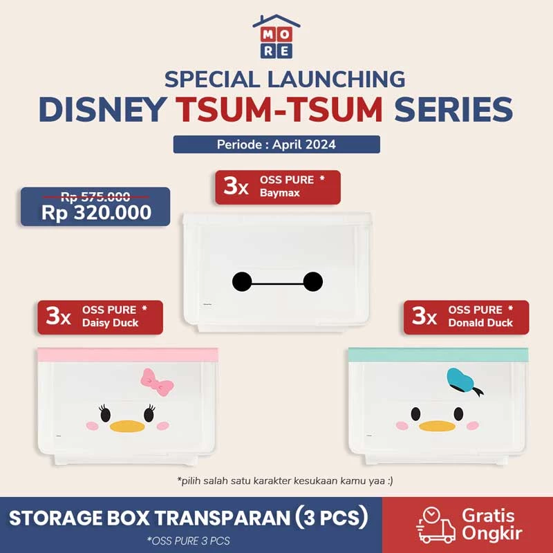 Storage Box OSS PURE - Special Disney Tsum - Tsum