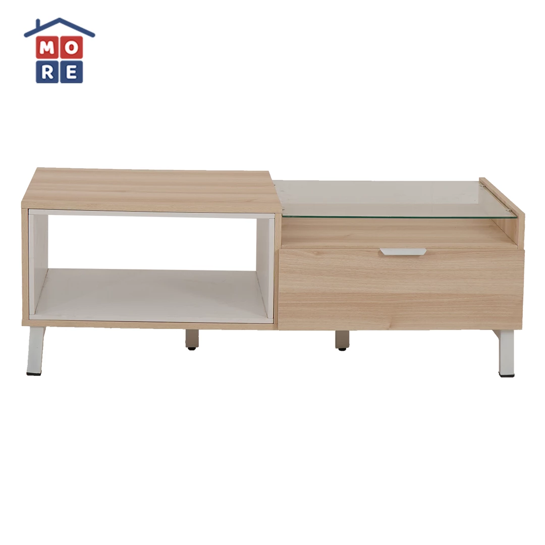 CFT IRON 120 - Meja Sofa - Meja Tamu - Meja Kopi Kaki Besi