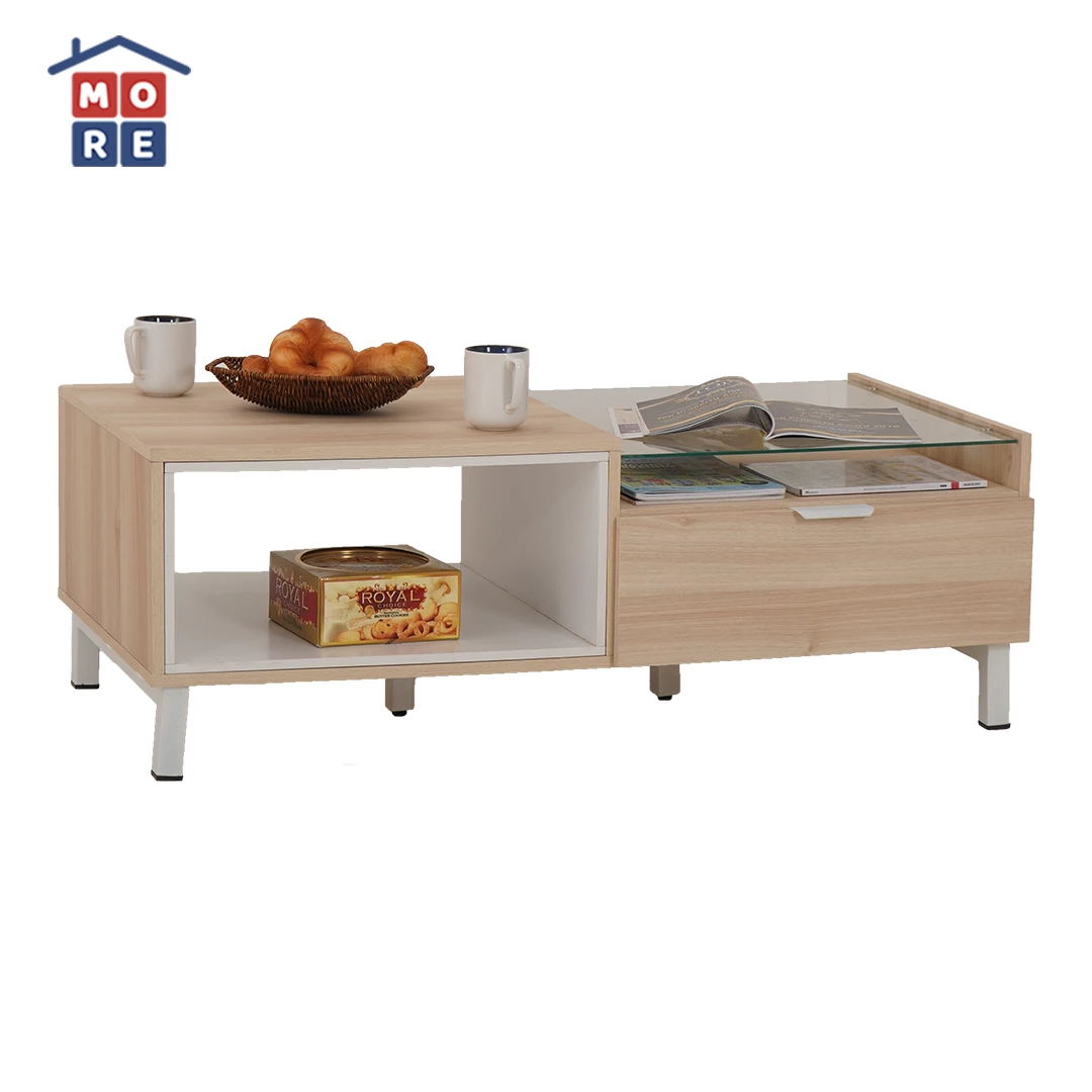 CFT IRON 120 - Meja Sofa - Meja Tamu - Meja Kopi Kaki Besi