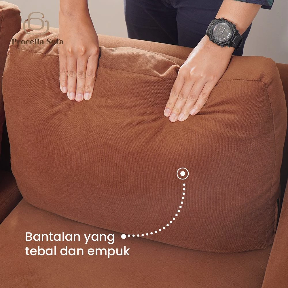 Procella Sofa Ares 3S L Fabric gallery 4