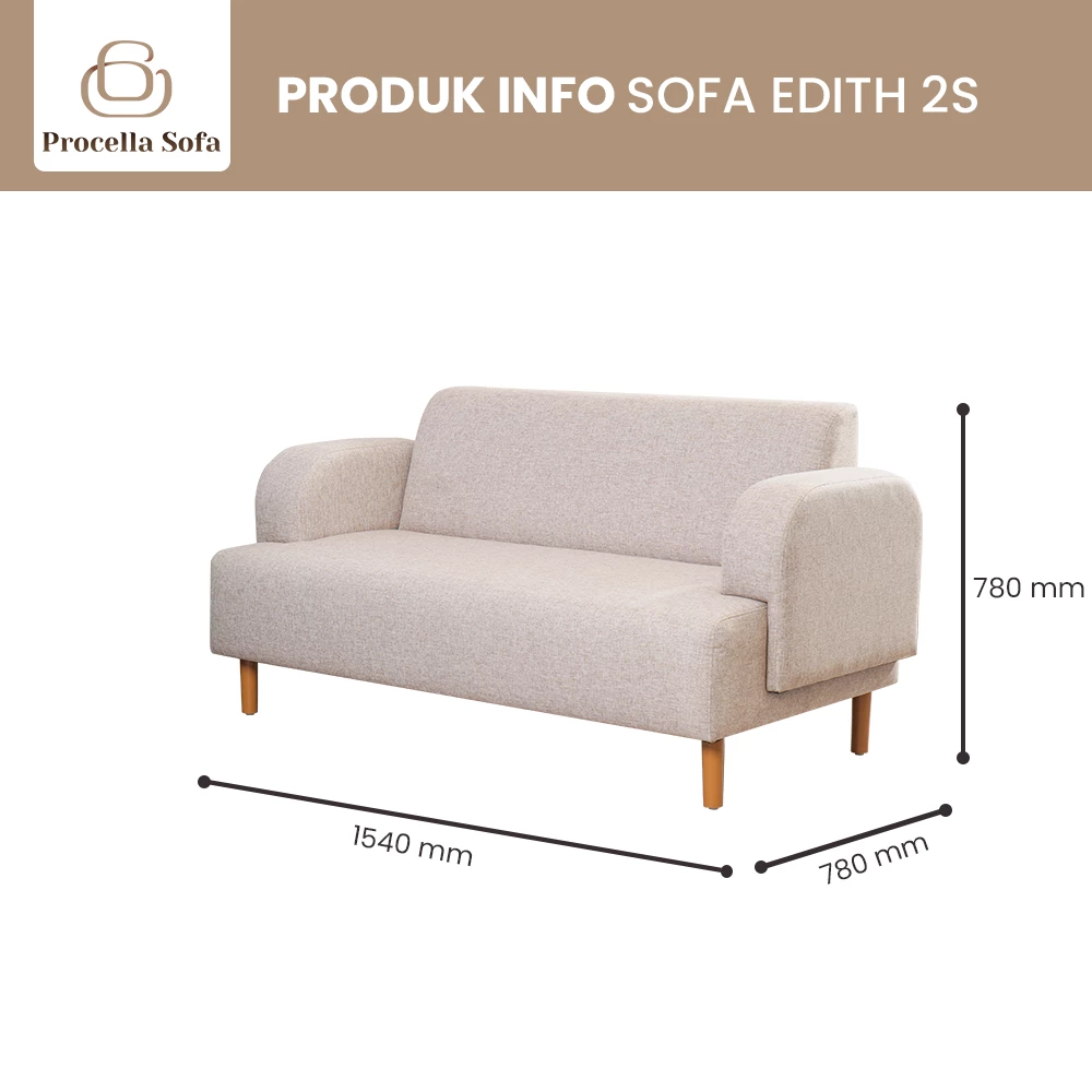 Procella Sofa Edith 2S gallery 4