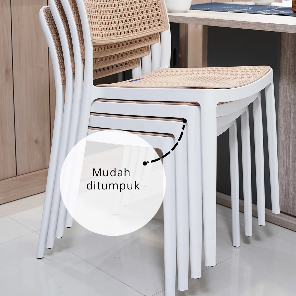MONSIEUR CHAIR 4pcs - Kursi Ruang Makan - Kursi Tamu - Kursi taman gallery 4