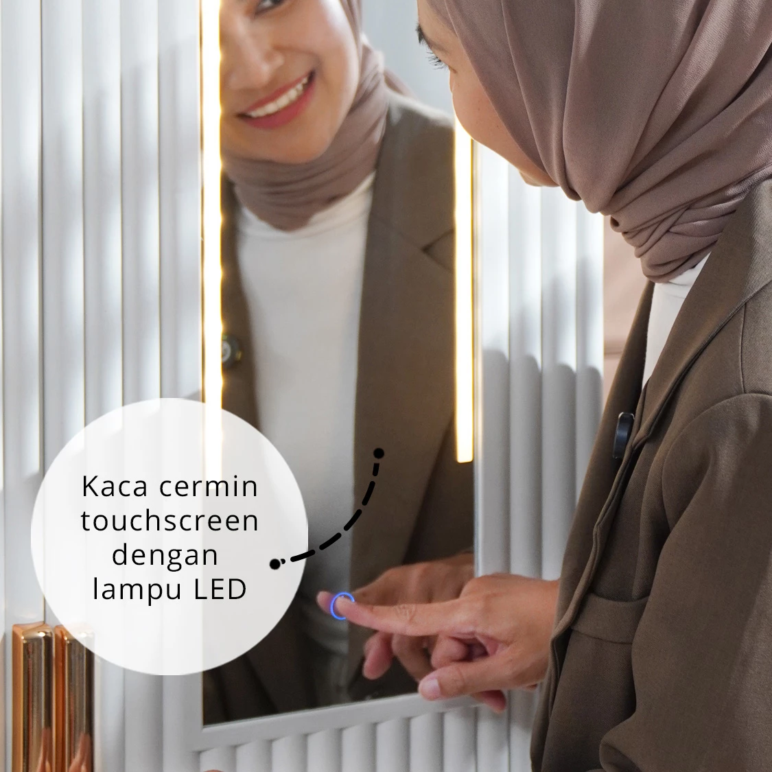 OTC 2PL ST2 LUXURY - Lemari Pakaian Plastik - Lemari Pakaian Mewah - Lemari Pakaian 2 Pintu gallery 2