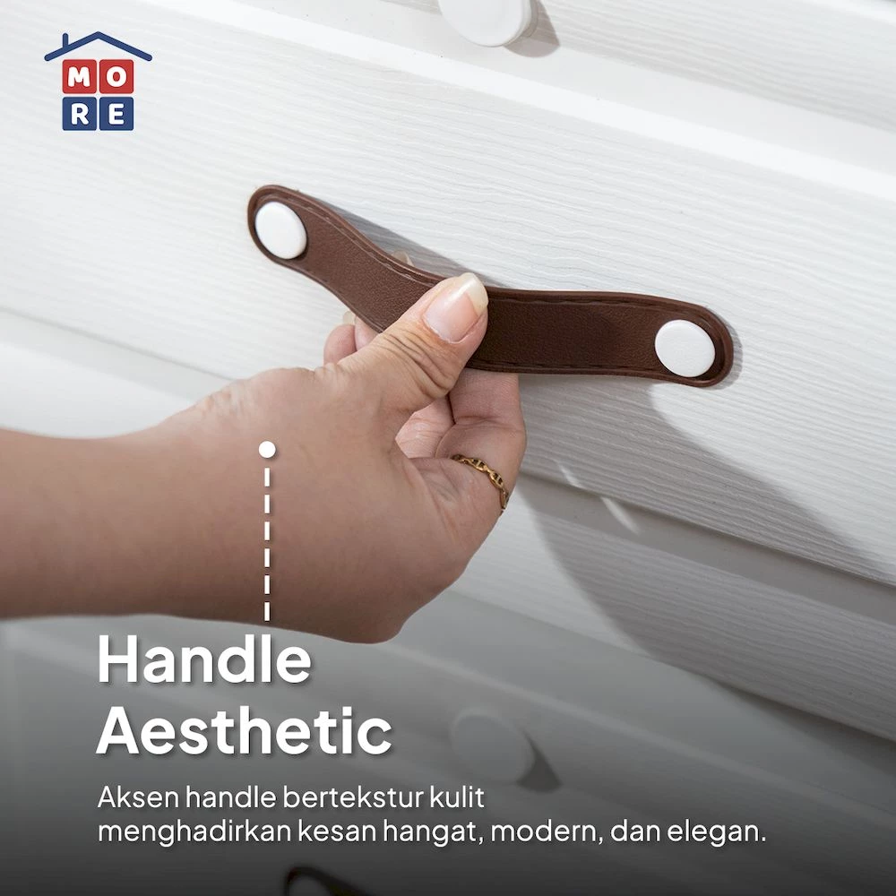 MIO Drawer Storage 4 & 5 Susun - Lemari Laci Plastik Minimalis Multifungsi dengan Roda gallery 4