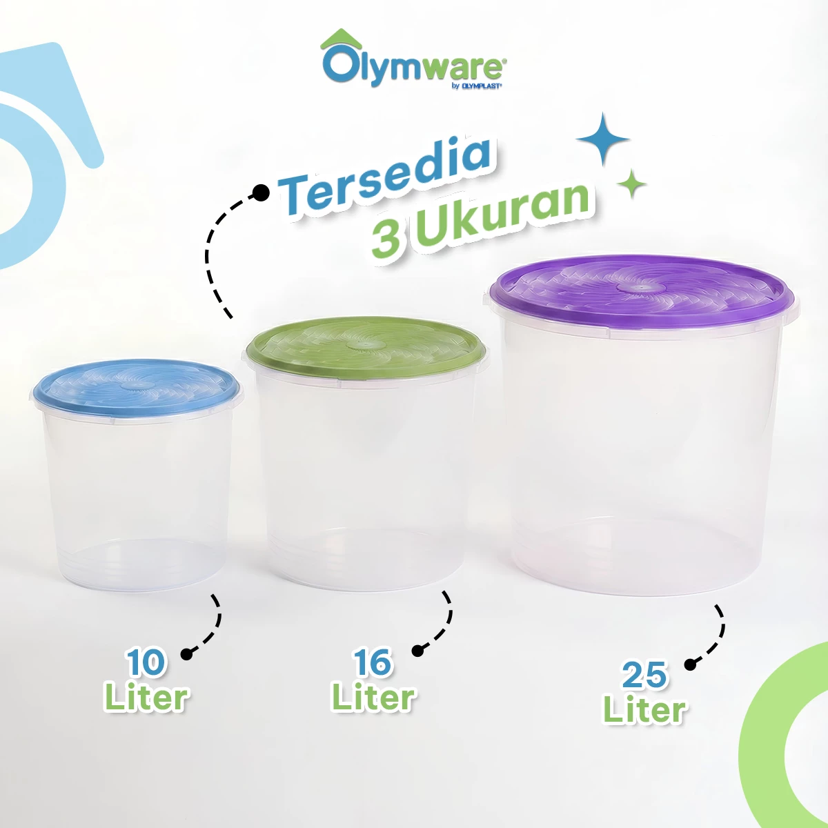 Sealvo Sealware - Toples Kerupuk Kedap Udara - Toples Plastik Snack Besar One Press Lock gallery 7