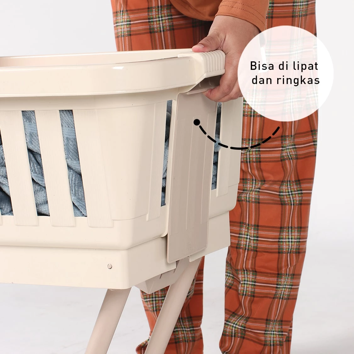 Folding Basket - Keranjang Setrika - Keranjang Baju Lipat - OFB gallery 4
