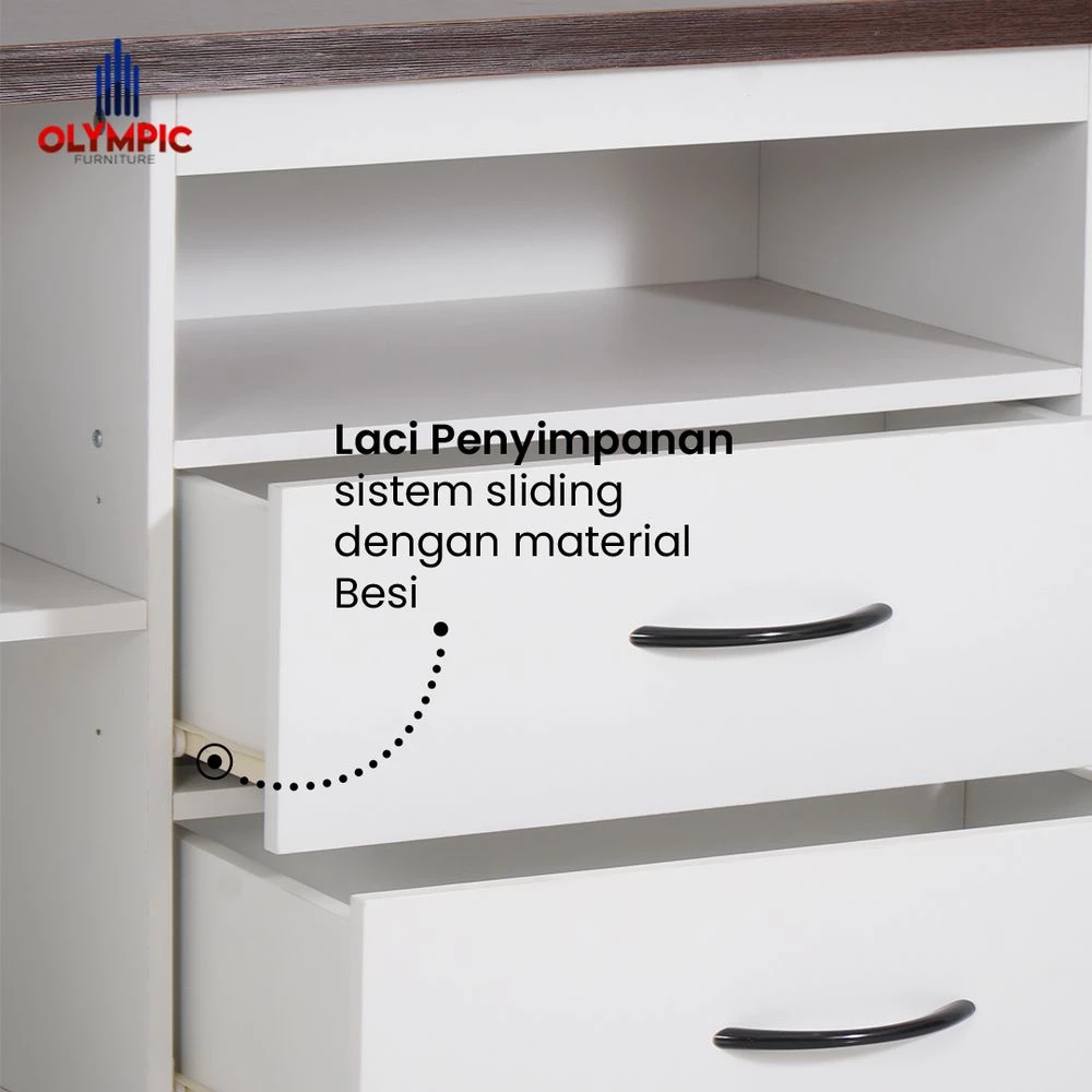 Lemari Laci Penyimpanan Serbaguna Credenza - CSD ALANA gallery 5