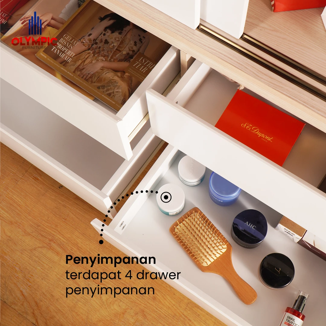 Lemari Pakaian Pintu Sliding - LSD WHITNEY gallery 8
