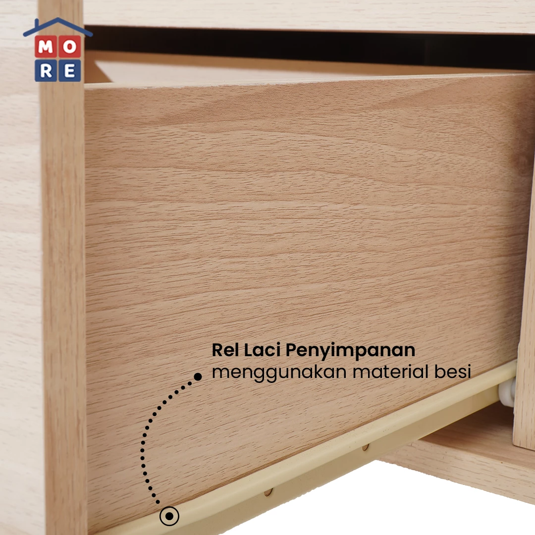 DR 4 IRON - Lemari Laci Penyimpanan 4 Susun Kaki Besi gallery 3