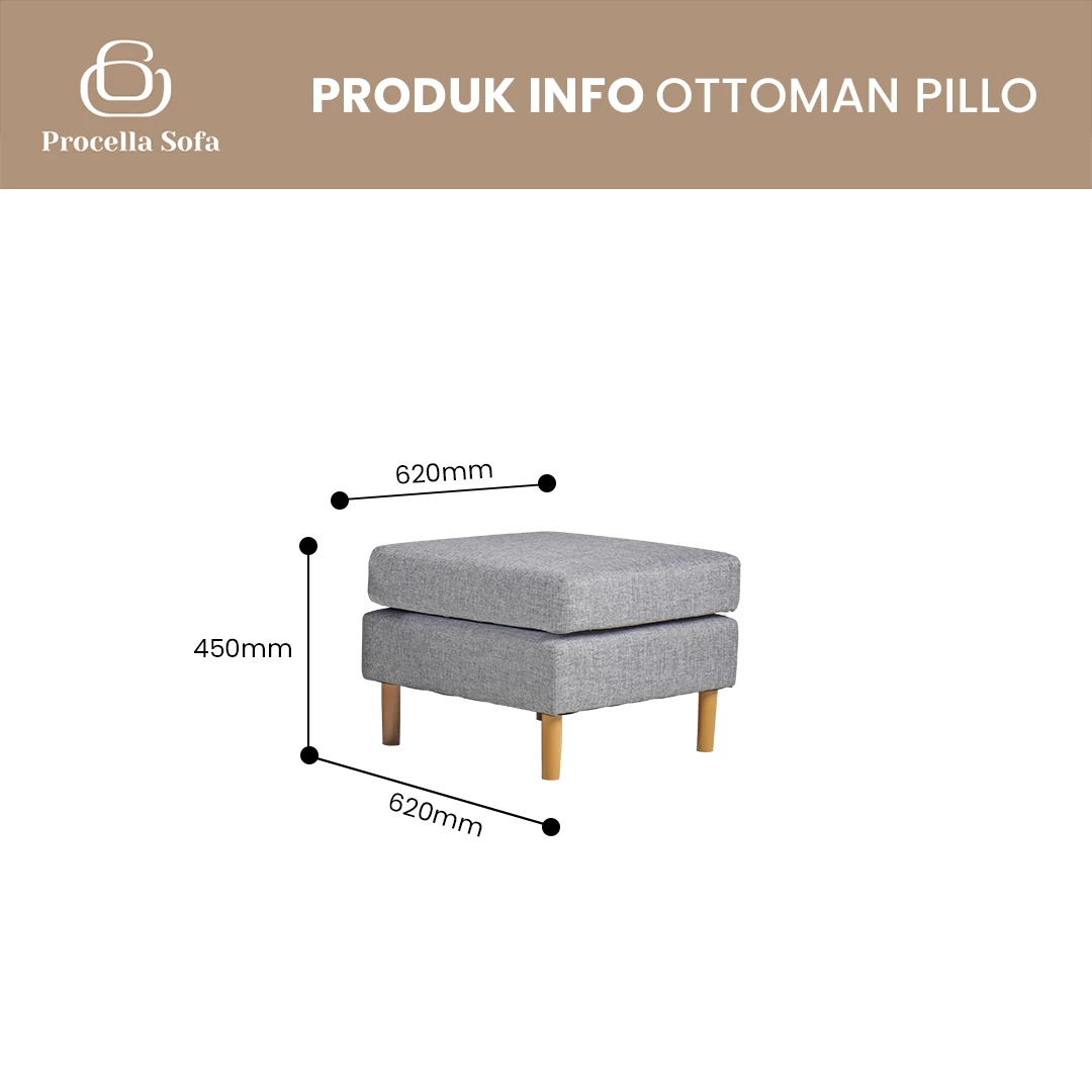 Sofa Pillo Ottoman Canvas gallery 2