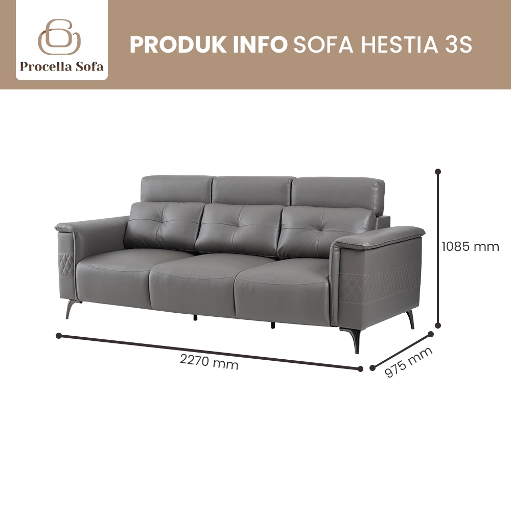 Sofa Hestia 3S gallery 1