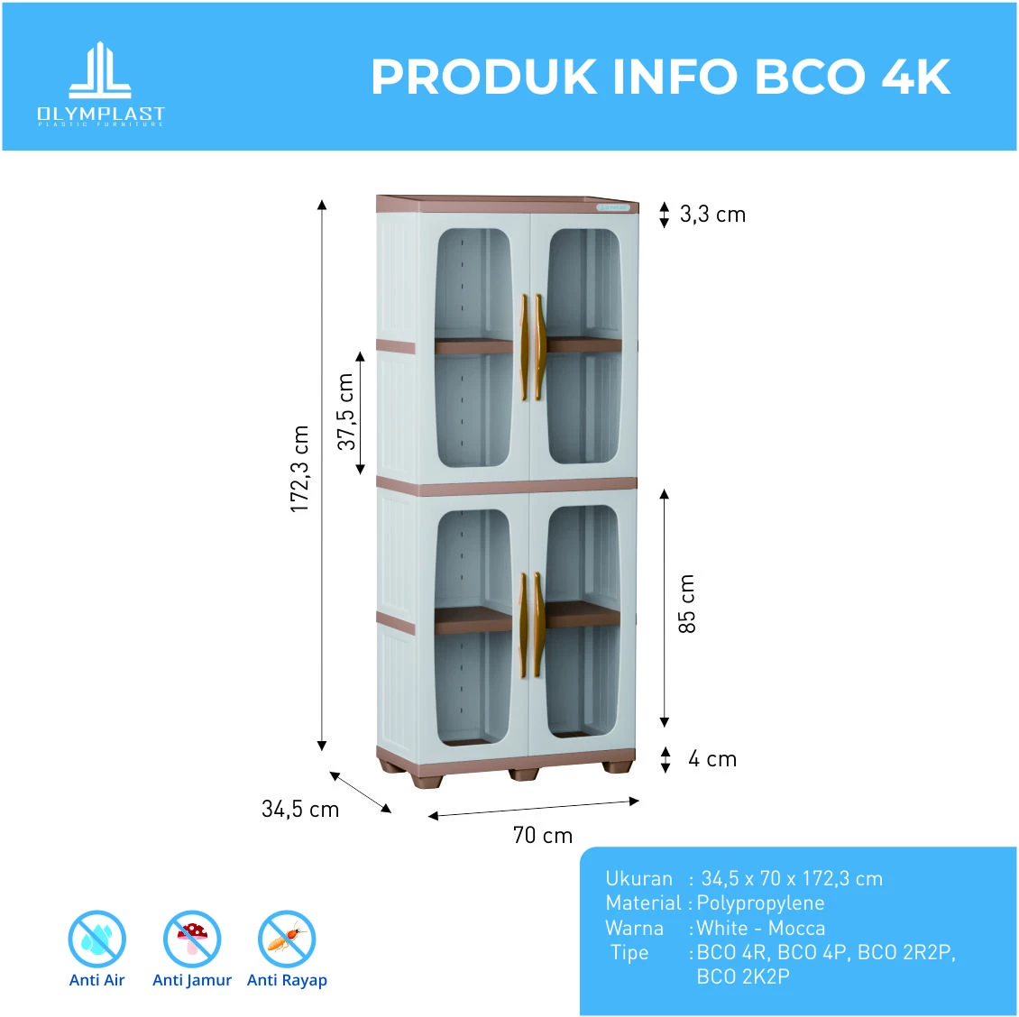 BCO LUXURY 4K - Rak Penyimpanan Minimalis gallery 1