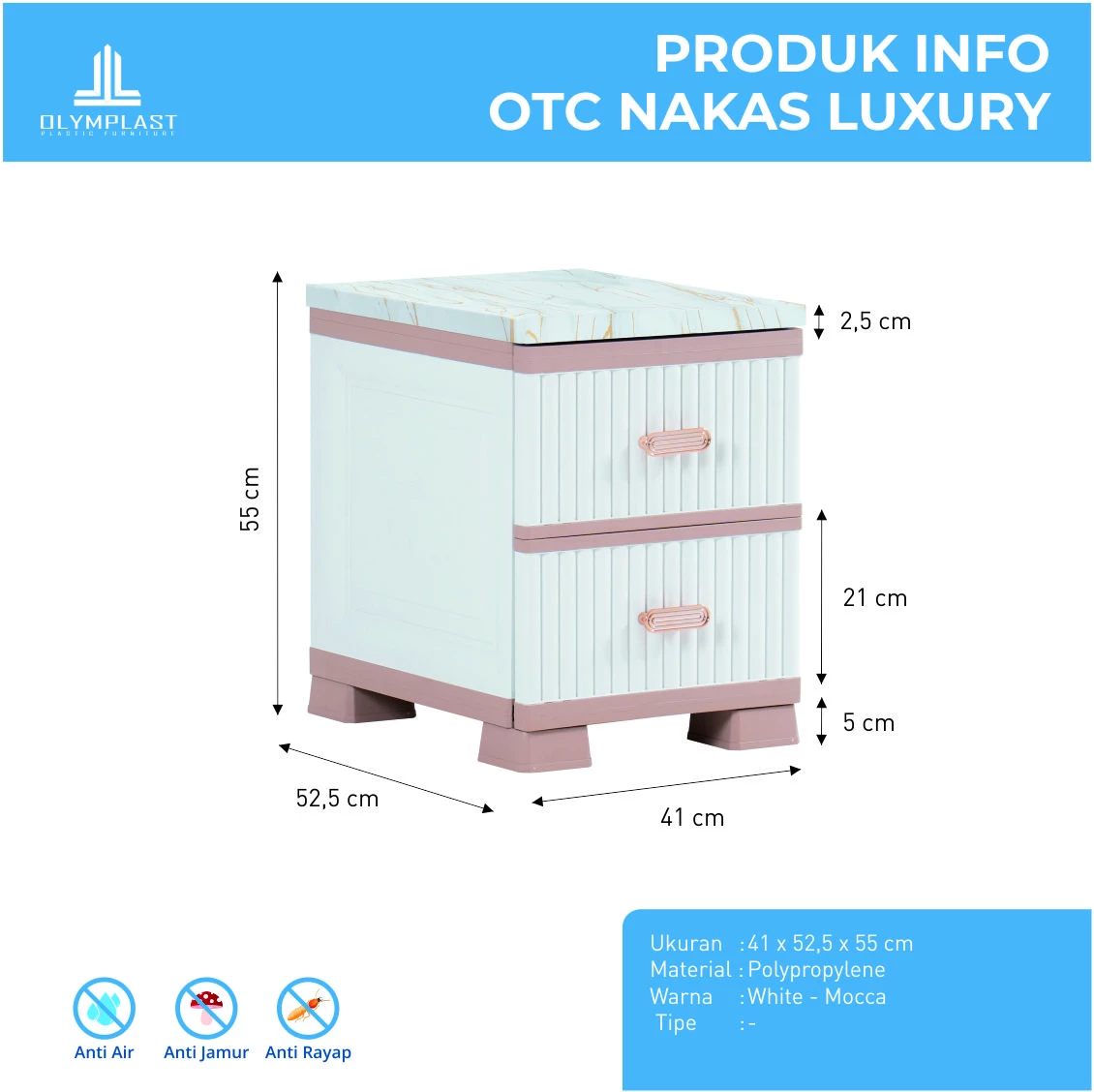 OTC Nakas Luxury - Meja Samping gallery 1