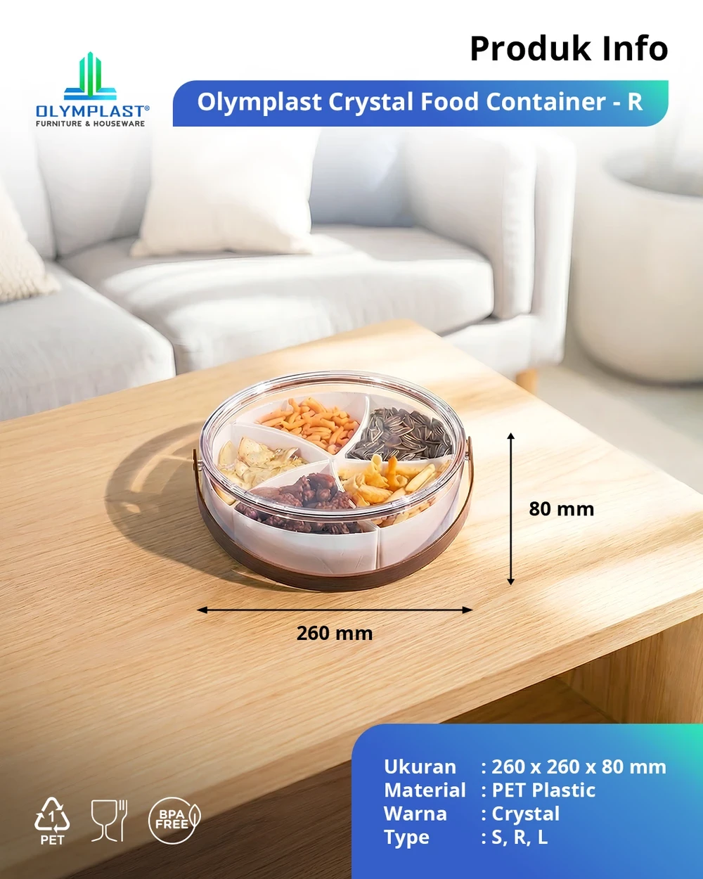 OCFC Olymplast Crystal Food Container gallery 2