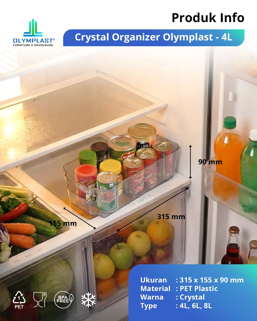 Crystal Organizer Olymplast gallery 1