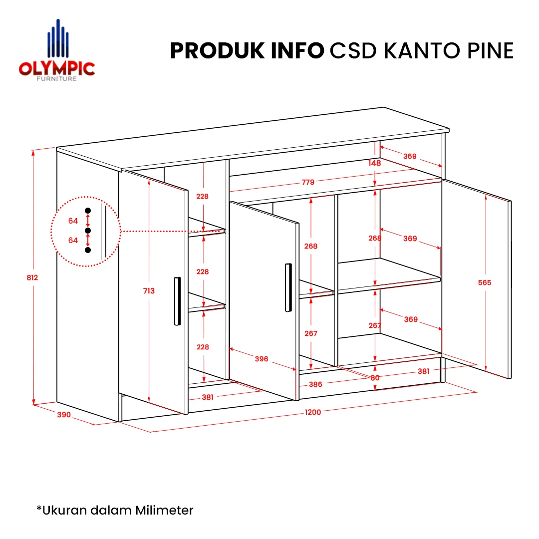 Paket Bundling Kanto Series - CSD KANTO 120 + DR 3 KANTO + LS BELFAST gallery 3