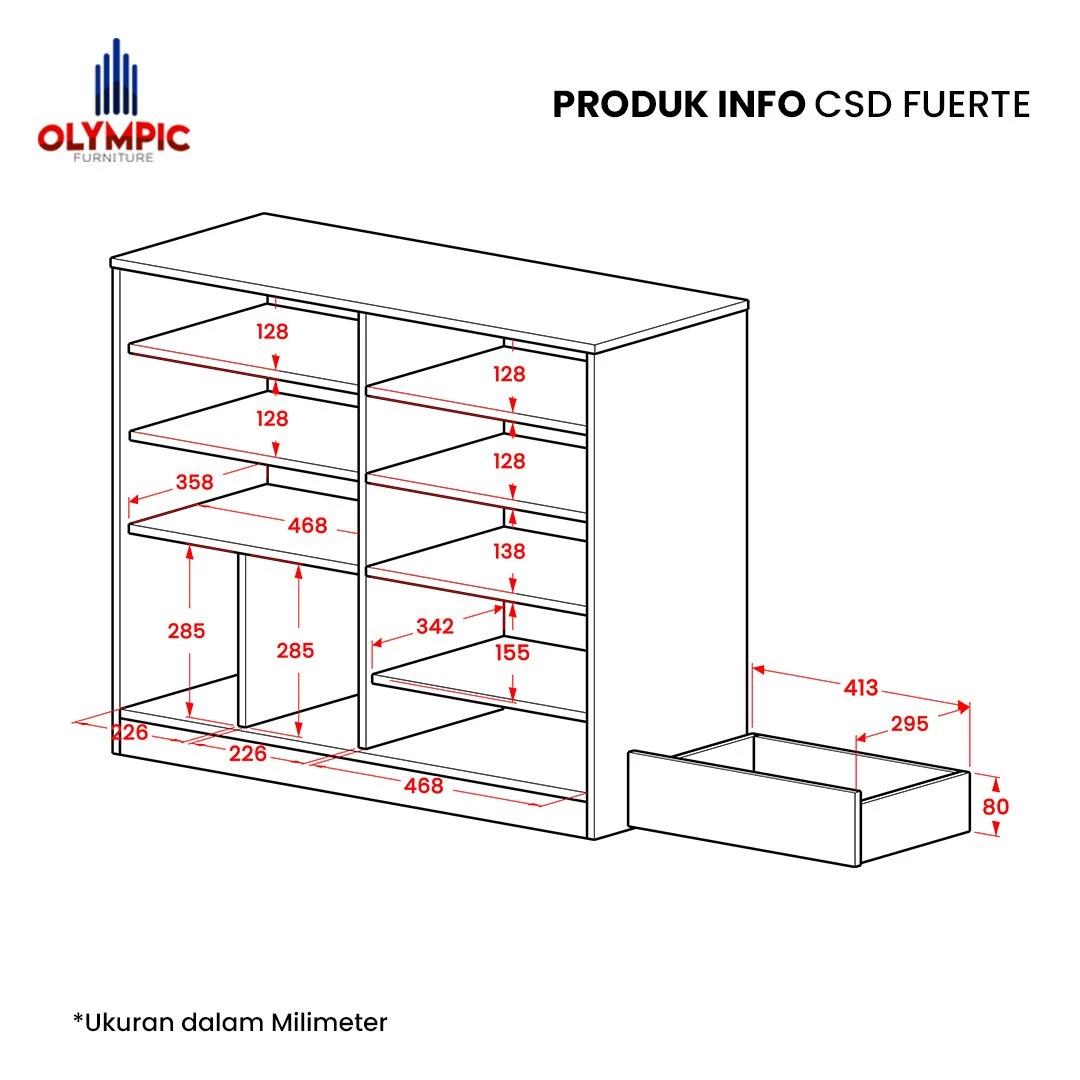 Lemari Kabinet Penyimpanan - CSD FUERTE gallery 2