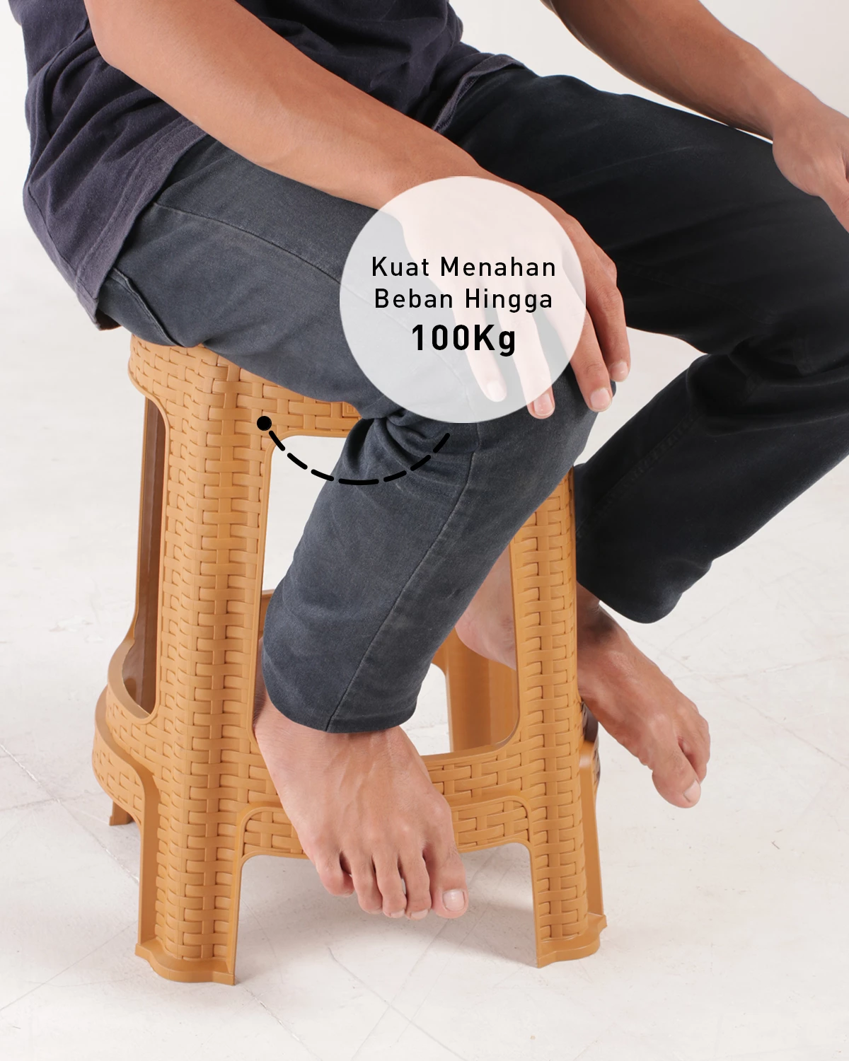 Kursi Plastik Olymplast - ROUND STOOL W 1 PCS gallery 4