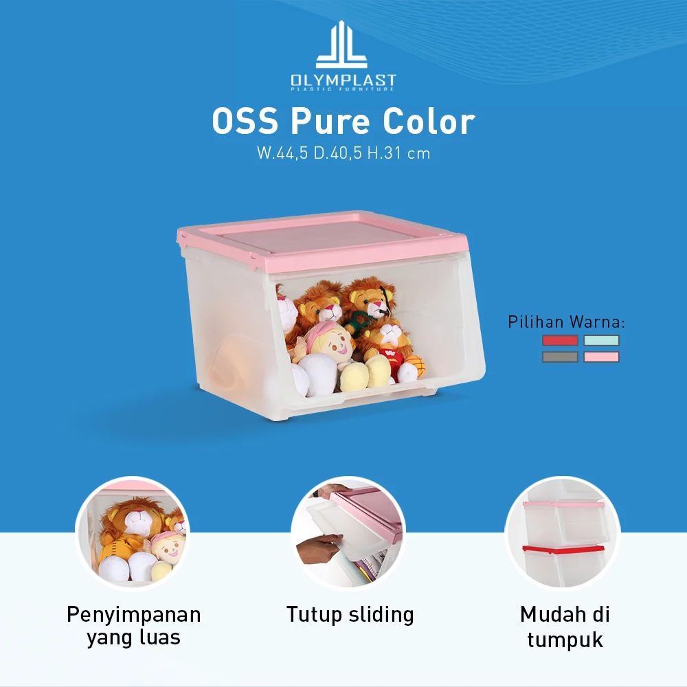Kotak Penyimpanan Serbaguna - OSS PURE 1pc gallery 1