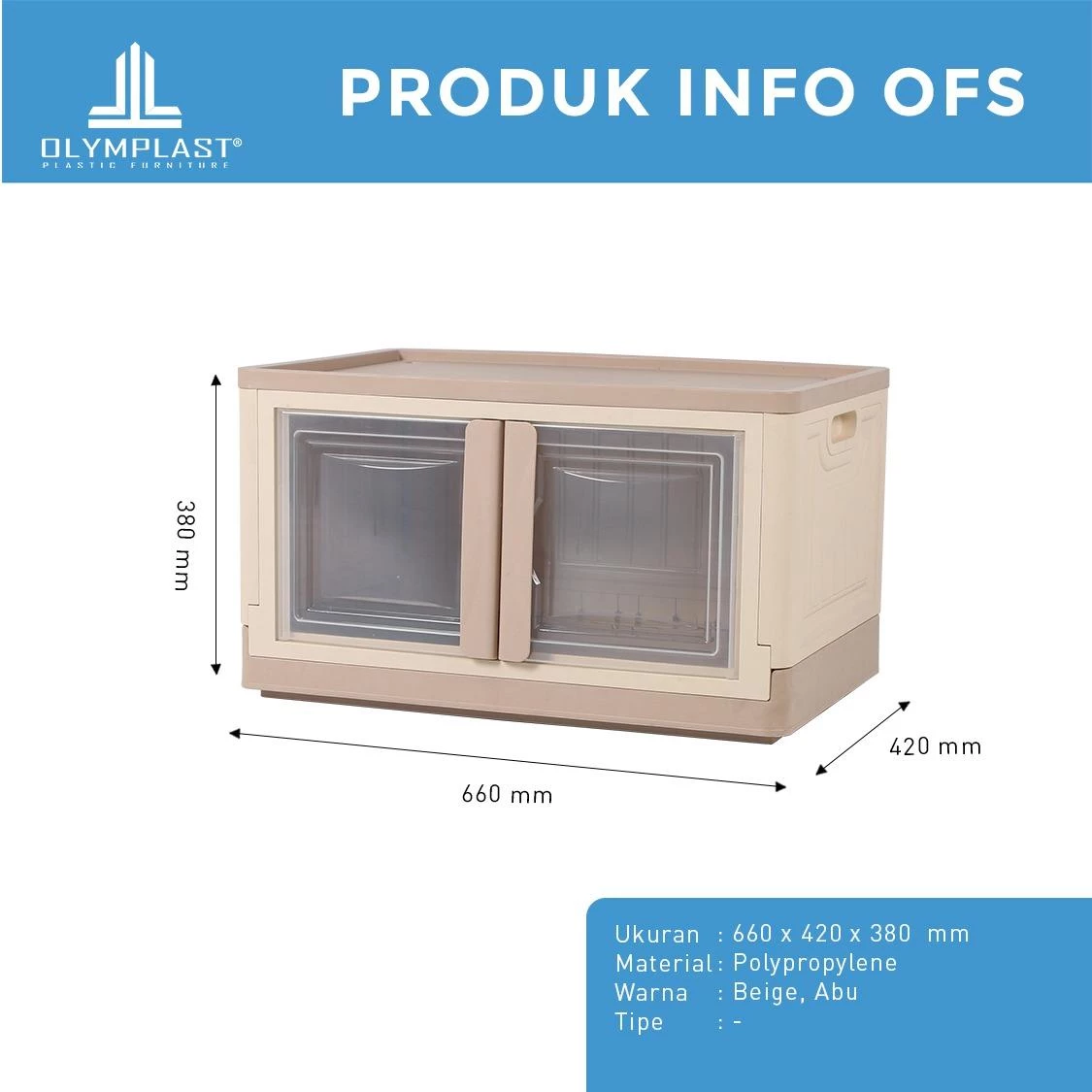 Olymplast Paket Tempat Penyimpanan Starterpack R - Tempat Penyimpanan Serbaguna Olymplast - OFS gallery 1