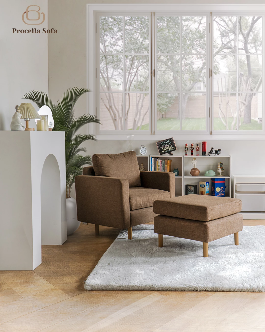 Sofa Pillo Ottoman Canvas