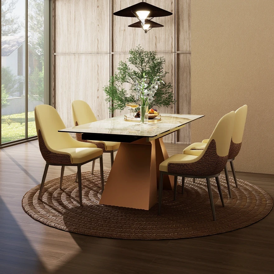 Spring Dining Table Luxury – Meja Makan Estetik