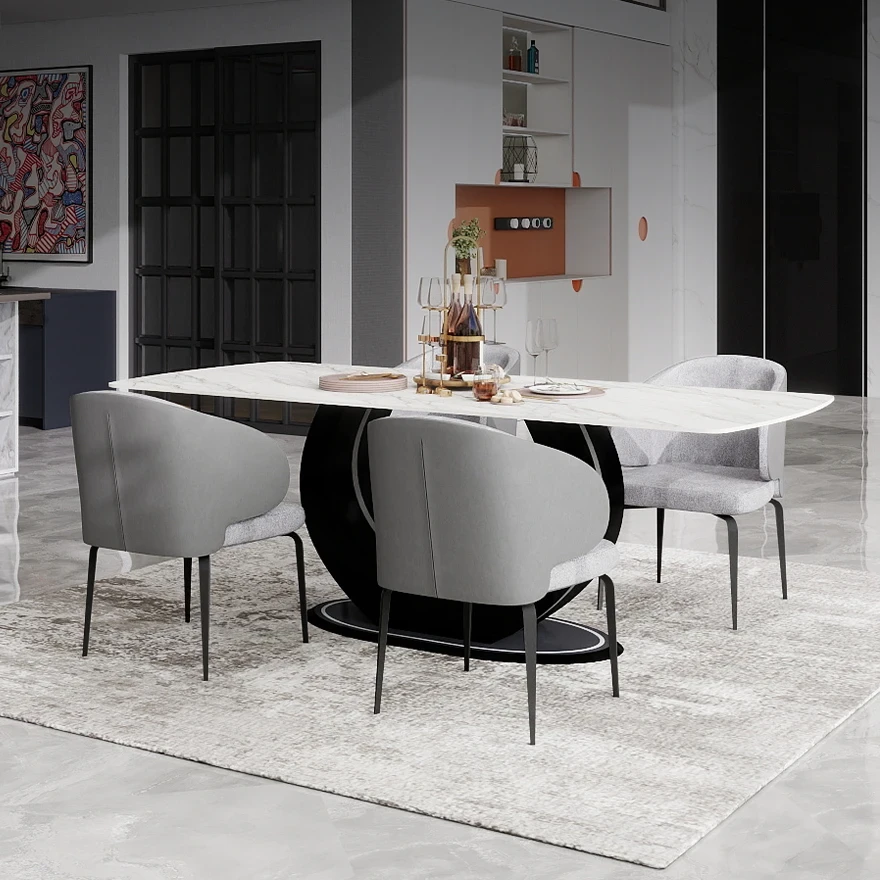 Winter Dining Table Luxury – Meja Makan Estetik