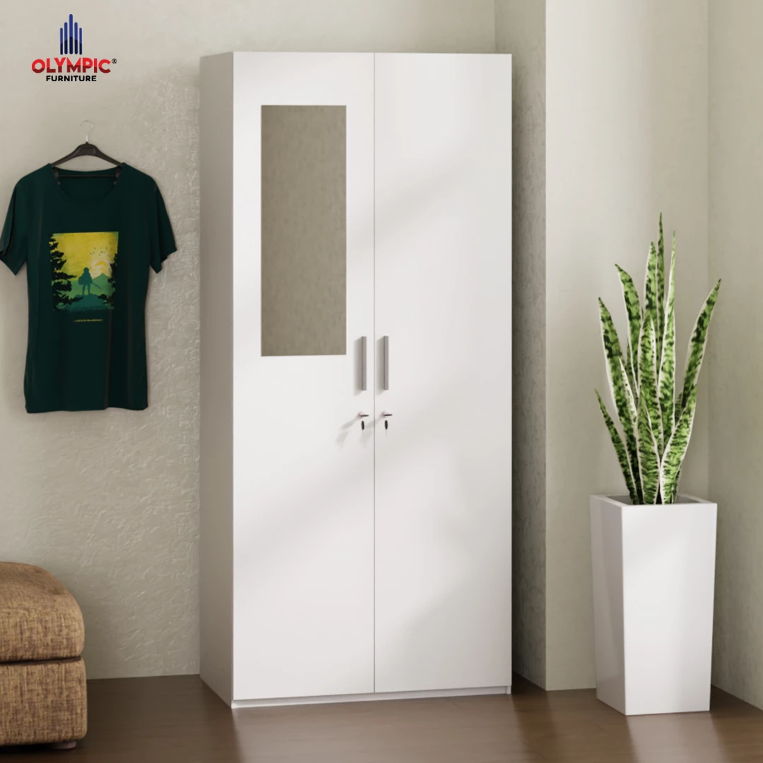 Olympic LP Compact 2P - Lemari Baju 2 Pintu Minimalis Modern