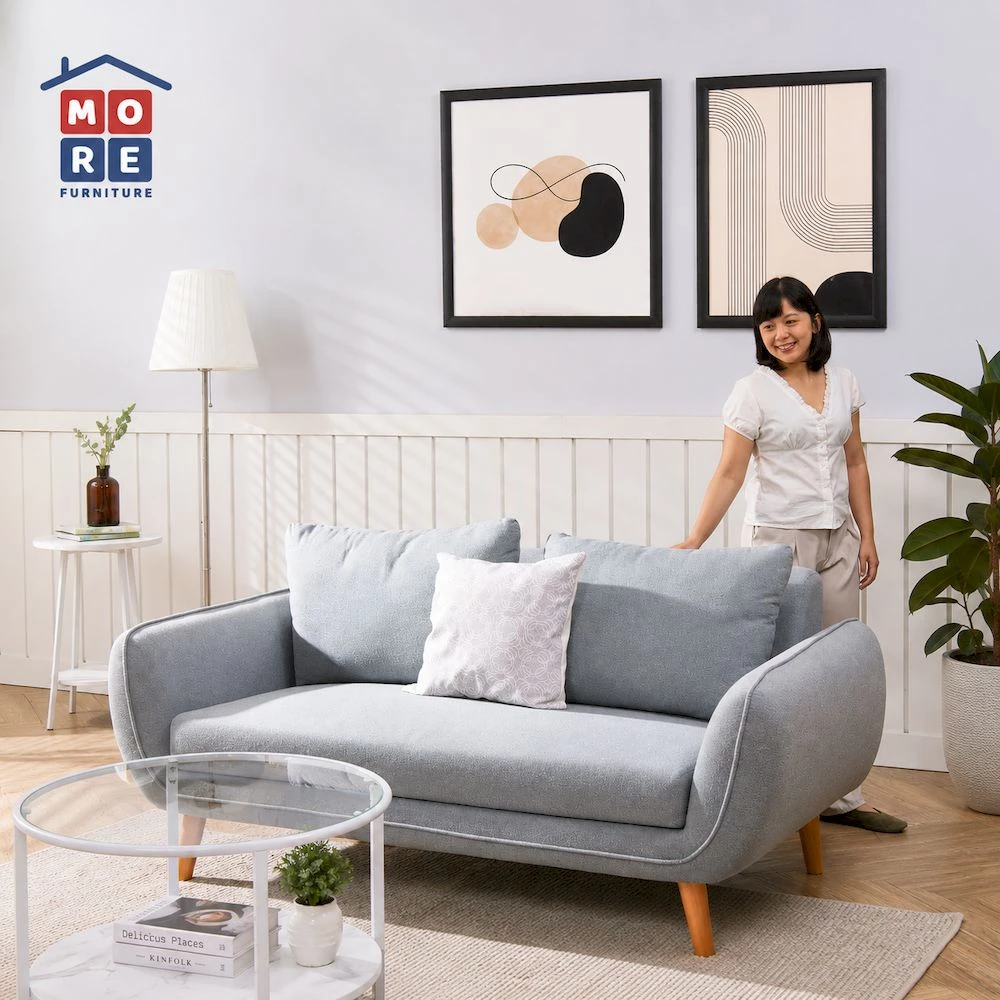 MORE PICO Sofa Minimalis - Sofa Canvas Premium Modern