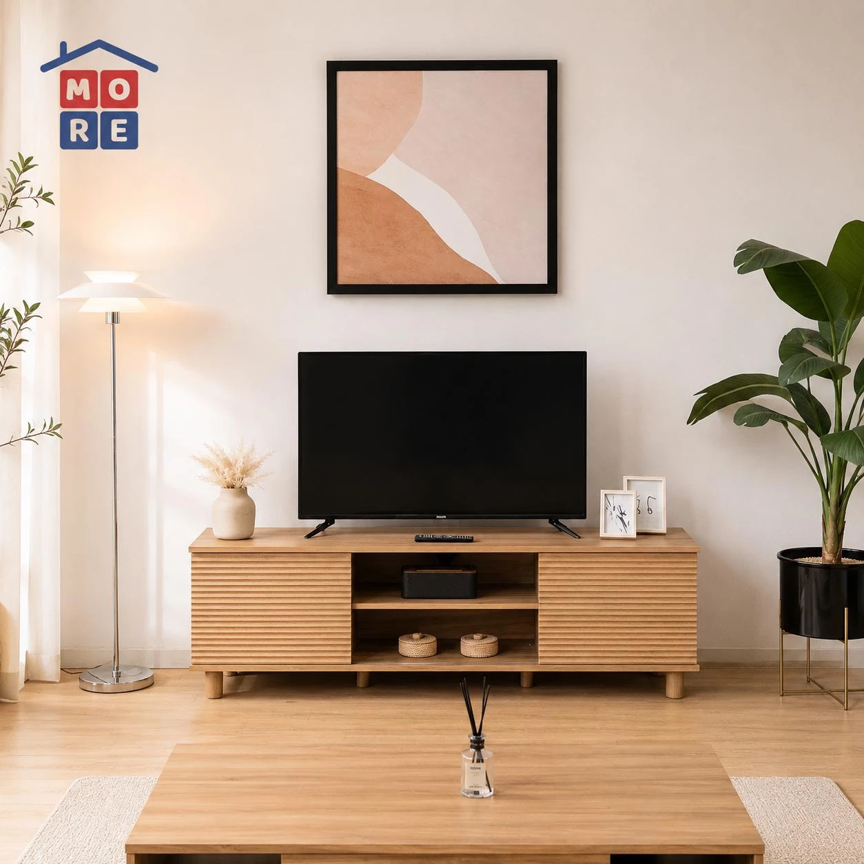MORE DENVER RTV 160 - Rak TV Minimalis