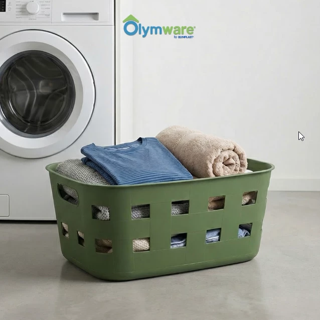 Neato Laundry Basket OV RC - Keranjang Laundry Tutup - Keranjang Baju Kotor Plastik Besar