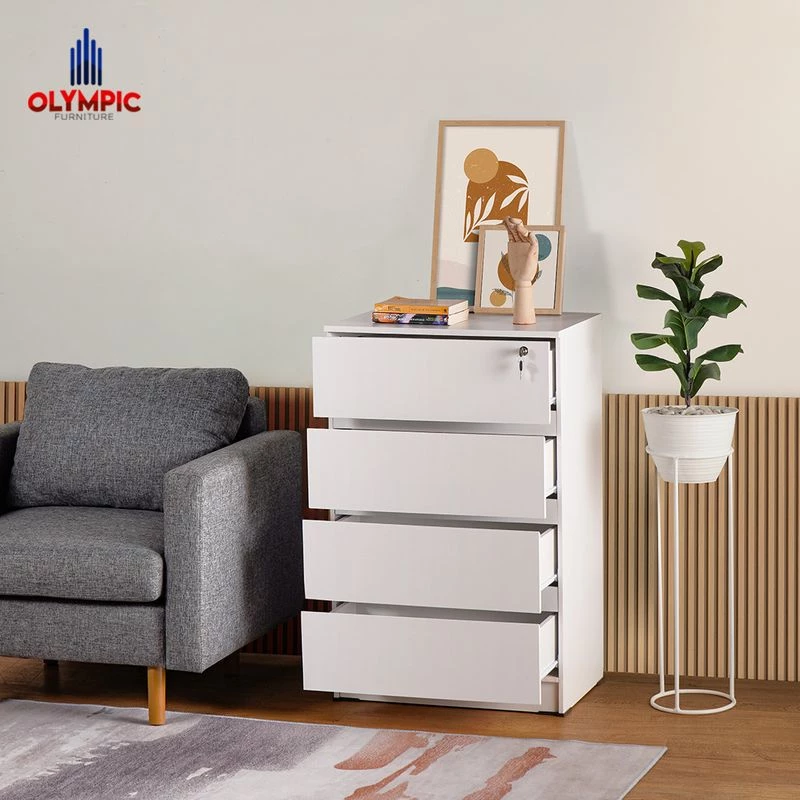 Paket Bundling Kanto Series - Lemari + Drawer + Nakas - HESSIAN 3P + DR 4 Kanto + AVR Kanto