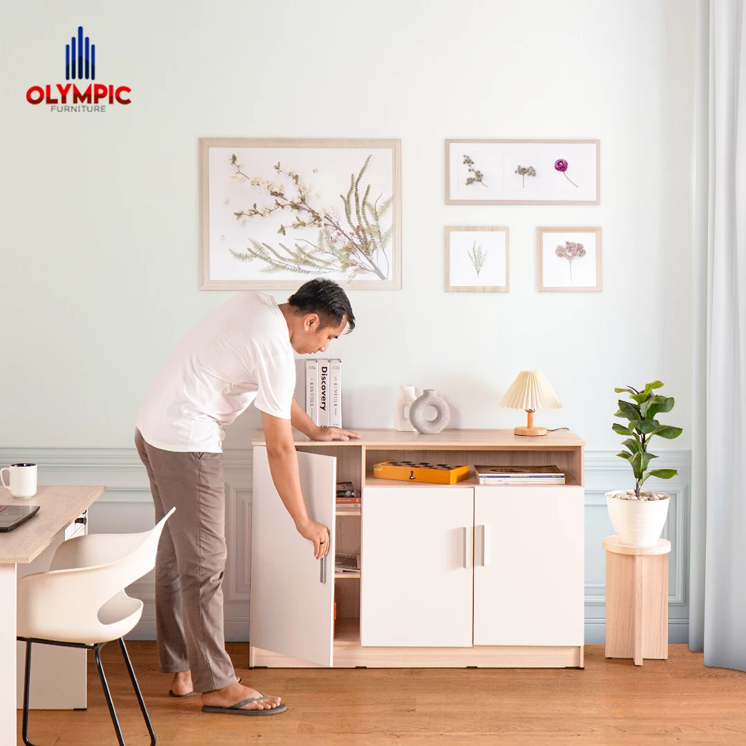 Paket Bundling Kanto Series - Pocket Spring Laxy Bed 160 + Drawer DR 3 Kanto + CSD Kanto 120