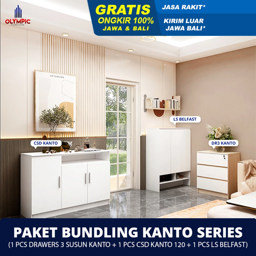 Paket Bundling Kanto Series - CSD KANTO 120 + DR 3 KANTO + LS BELFAST