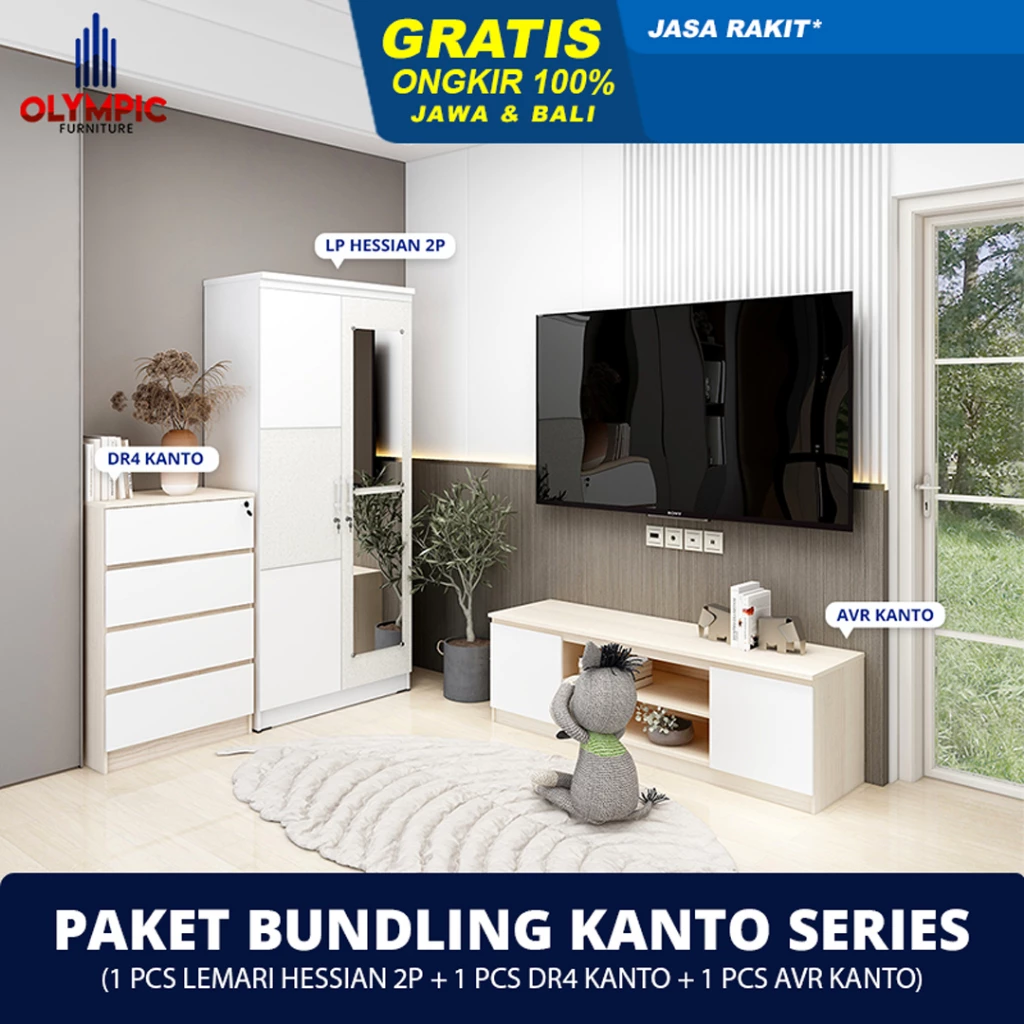 Paket Bundling Kanto Series 1 - DR4 KANTO + AVR KANTO + HESSIAN 2P