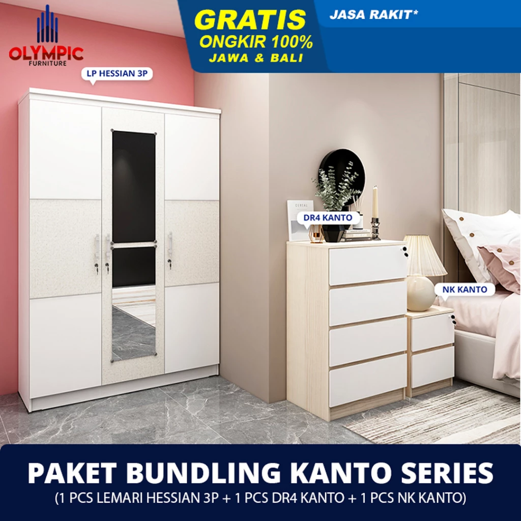 Paket Bundling Kanto Series 2 - DR 4 KANTO + NK KANTO + HESSIAN 3P