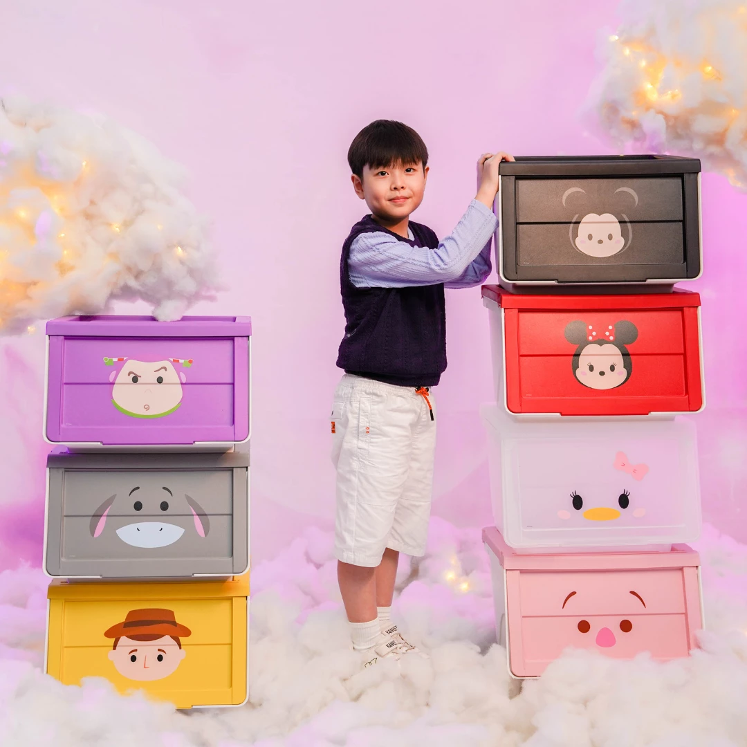 3 PCS Storage Box OSS - Special Disney Tsum - Tsum