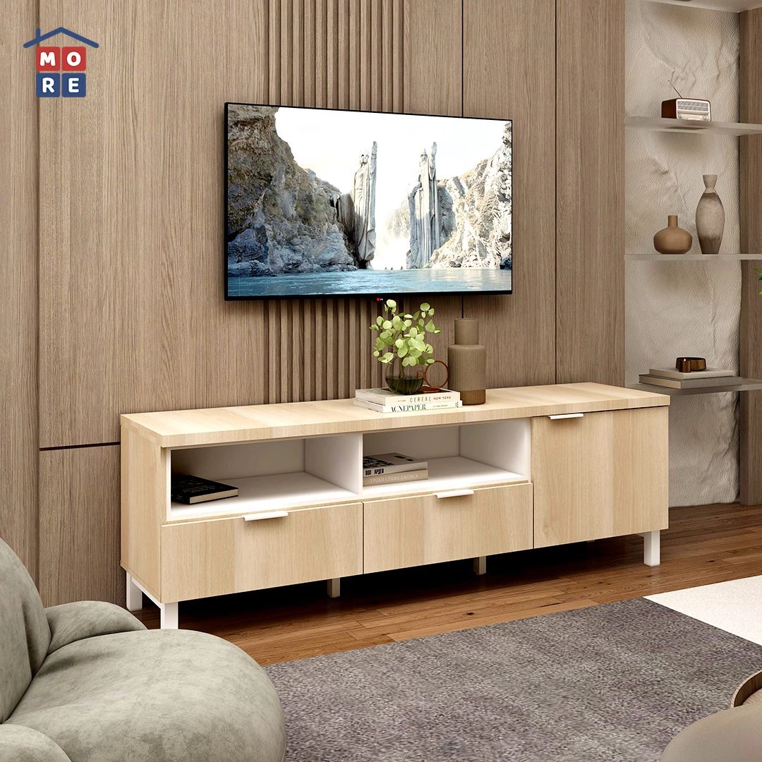 RTV IRON 160 - Meja Rak TV Kaki Besi